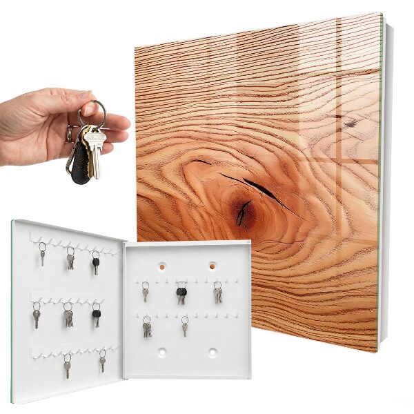 Armario para llaves con estructura de madera