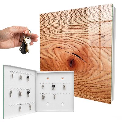 Armario para llaves con estructura de madera