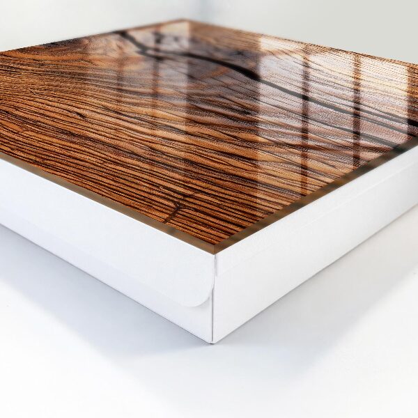 Caja para llaves con textura de madera