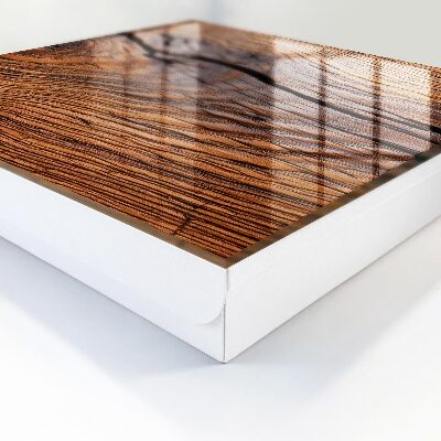 Caja para llaves con textura de madera