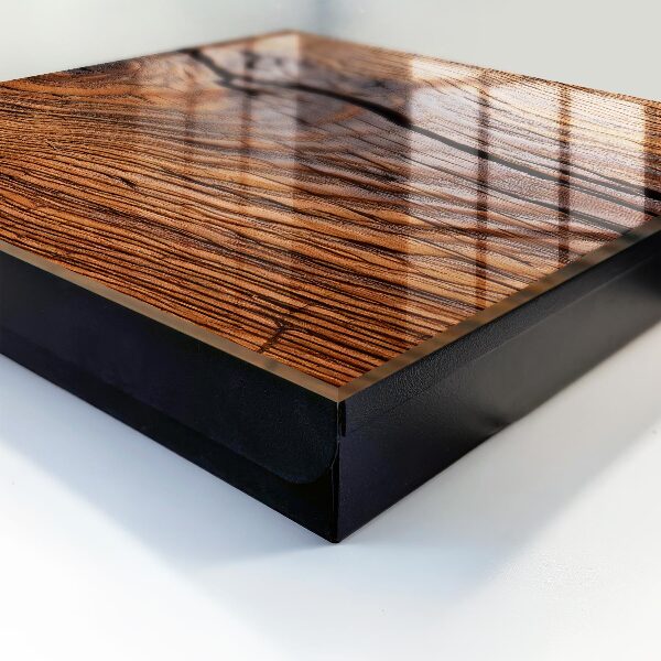 Caja para llaves con textura de madera