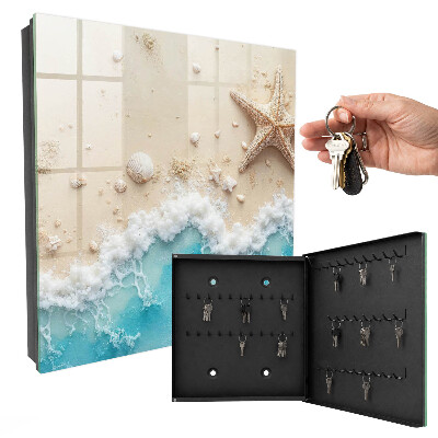 Caja para llaves diseño de playa de verano
