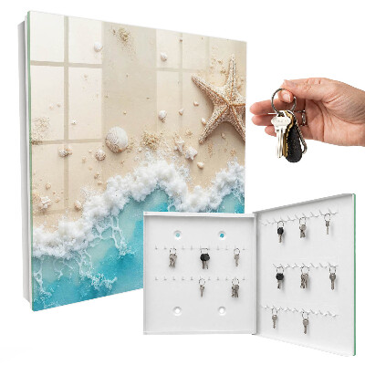Caja para llaves diseño de playa de verano