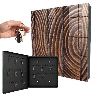Caja para llaves de lana de madera