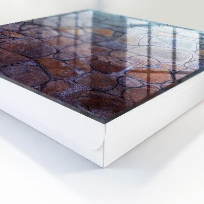 Armario para llaves con acabado de textura de piedra