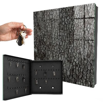 Armario para llaves de corteza de árbol