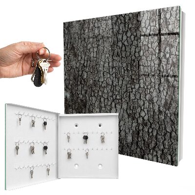 Armario para llaves de corteza de árbol