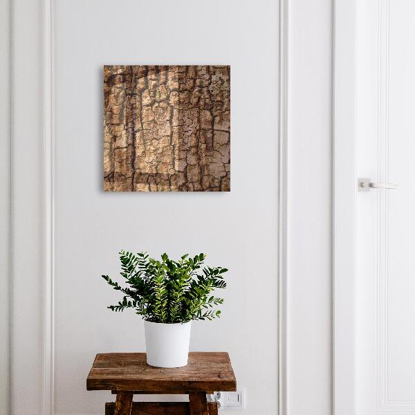 Caja para llaves con diseño de corteza de árbol