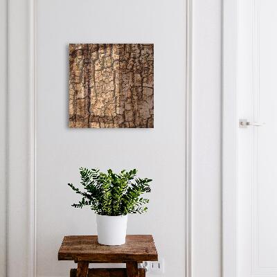 Caja para llaves con diseño de corteza de árbol