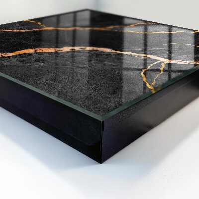 Armario para llaves piedra negra y naranja