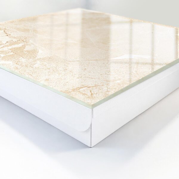 Caja para llaves con diseño de patrón beige