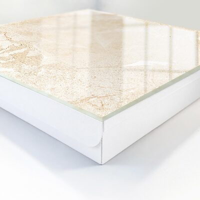 Caja para llaves con diseño de patrón beige