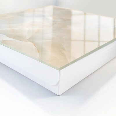 Caja para llaves de color crema para habitación