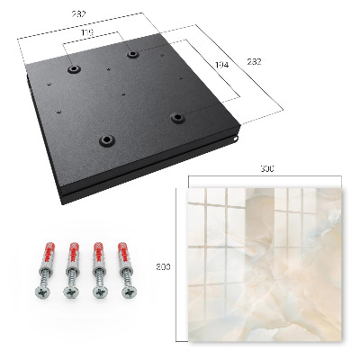Caja para llaves de color crema para habitación