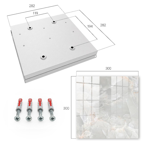 Caja para llaves de diseño elegante en tono neutro