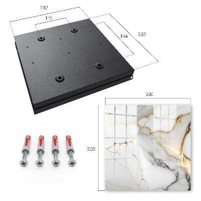 Caja para llaves diseño con acabado de mármol
