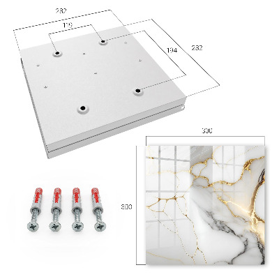 Caja para llaves diseño con acabado de mármol
