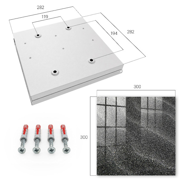 Caja para llaves diseño de olas brillantes