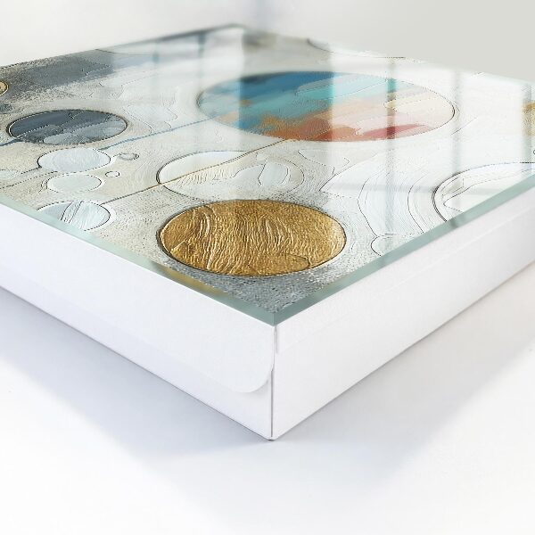 Caja para llaves diseño de composición circular