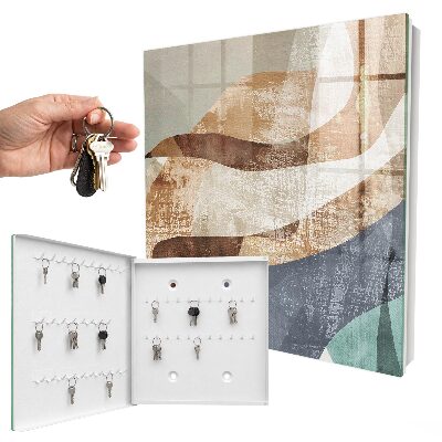Armario para llaves con diseño de formas orgánicas