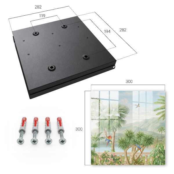 Caja para llaves diseño paraíso tropical