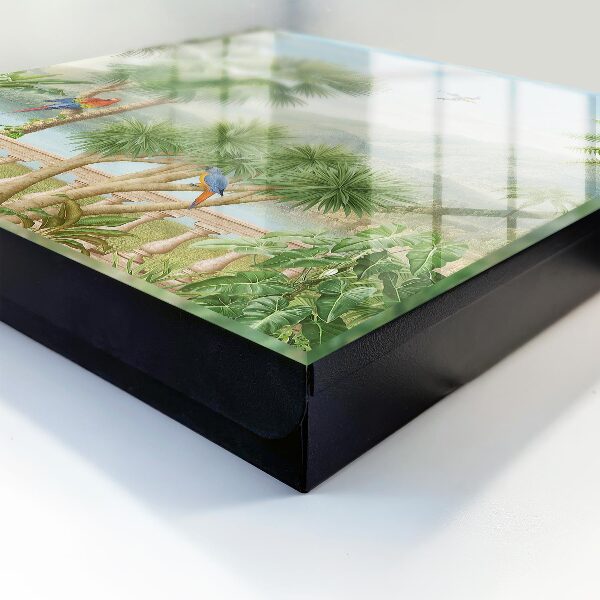 Caja para llaves diseño paraíso tropical