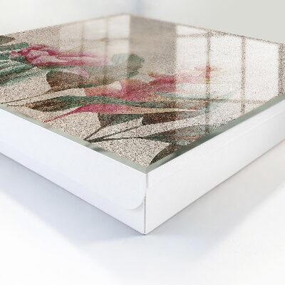 Caja para llaves con diseño de elegancia botánica