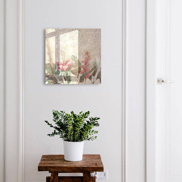 Caja para llaves con diseño de elegancia botánica