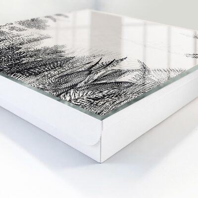 Armario para llaves con diseño de paisaje tropical