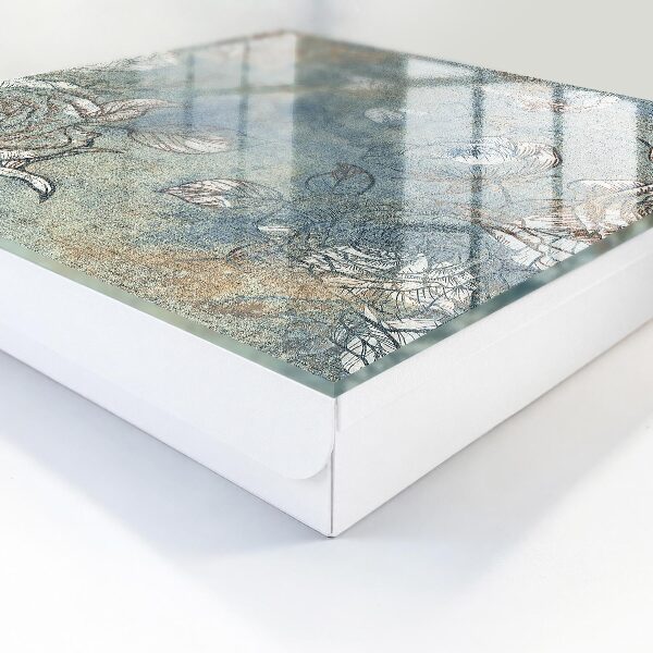 Caja para llaves con estampado floral