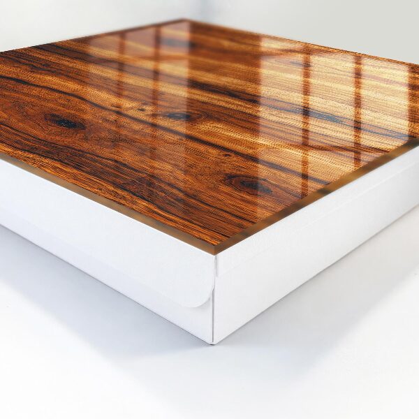 Armario para llaves con acabado de textura de madera