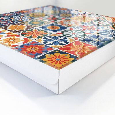 Armario para llaves con diseño de azulejos coloridos