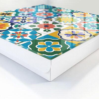 Armario para llaves con diseño de estampados florales