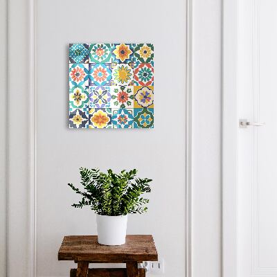 Armario para llaves con diseño de estampados florales