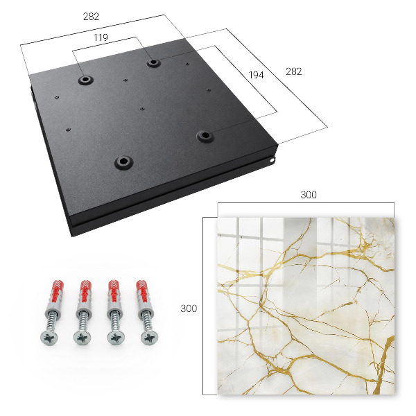 Caja para llaves de mármol elegante