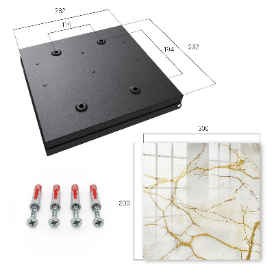 Caja para llaves de mármol elegante