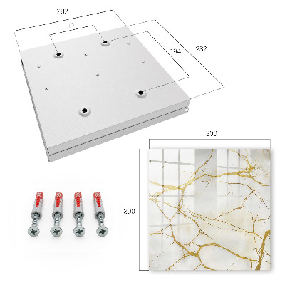 Caja para llaves de mármol elegante