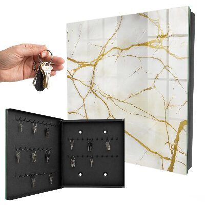 Caja para llaves de mármol elegante