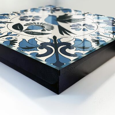 Armario para llaves diseño de pájaro azul
