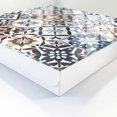 Caja para llaves con diseño de mosaico arabesco
