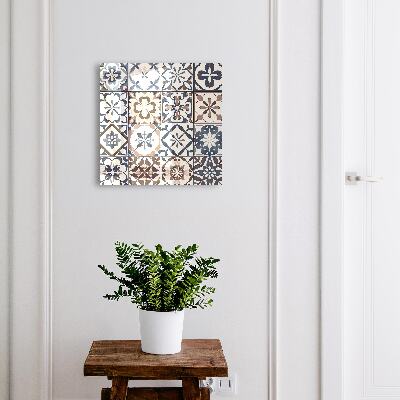 Caja para llaves con diseño de mosaico arabesco