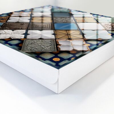 Armario para llaves con diseño de patrones de azulejos