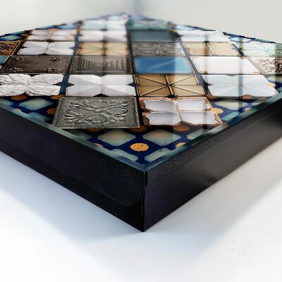 Armario para llaves con diseño de patrones de azulejos