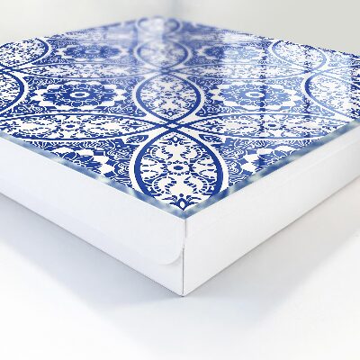 Armario para llaves diseño mosaico azul