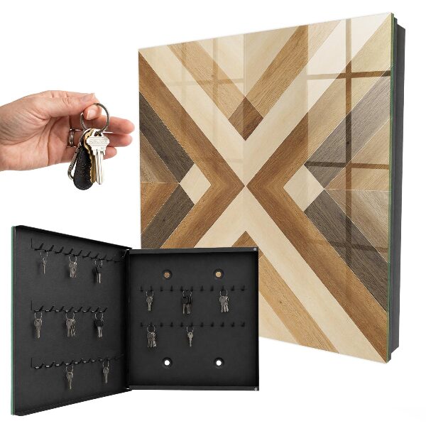 Armario para llaves de madera con diseño elegante