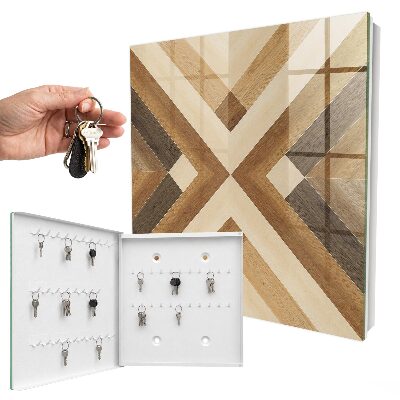 Armario para llaves de madera con diseño elegante