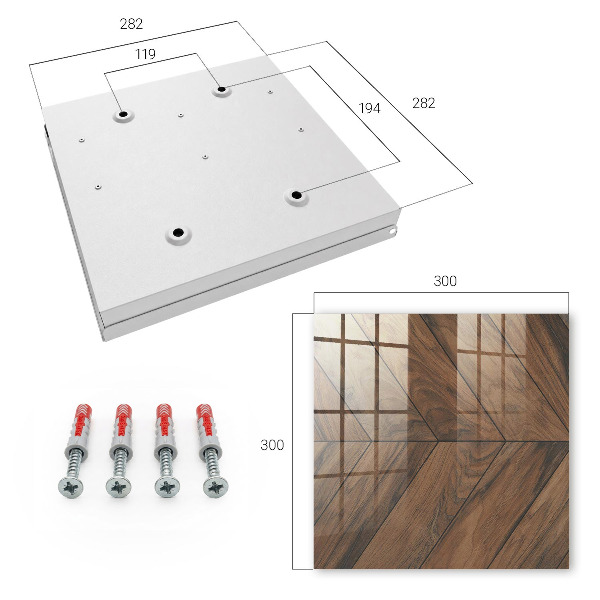 Caja para llaves con diseño de hueso de pescado de madera