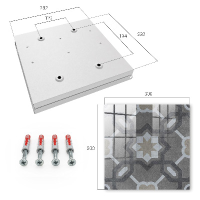 Armario para colgar llaves con diseño de elegancia geométrica