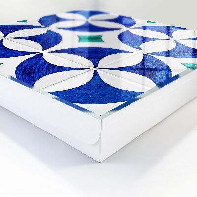 Armario para llaves con diseño de motivo geométrico