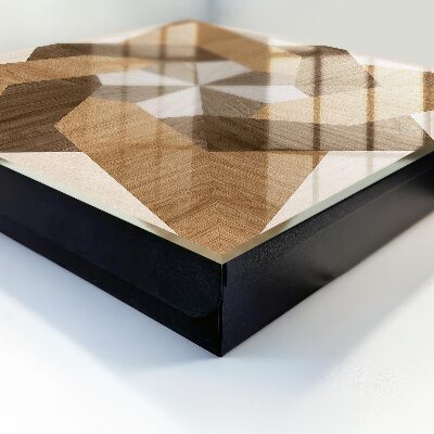 Armario para llaves de madera con forma de estrella